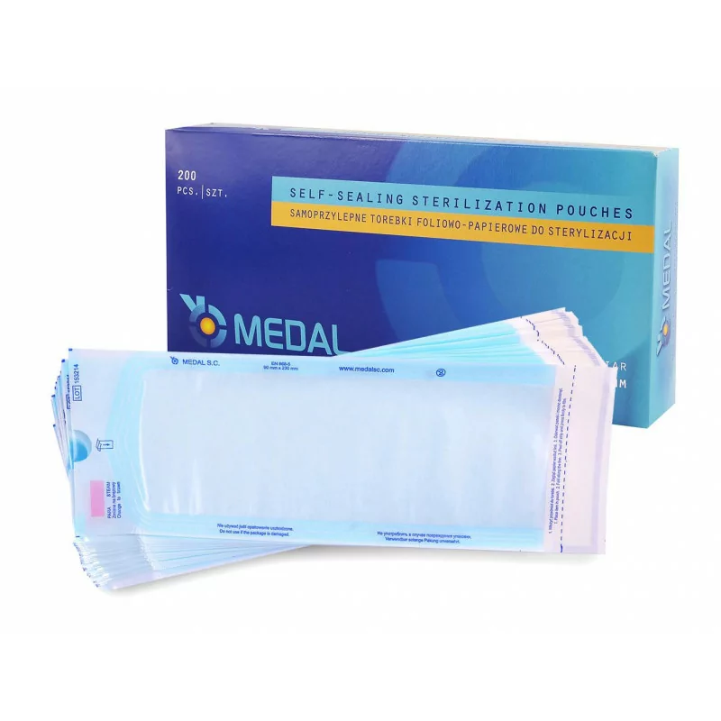 Пакетыa самоклеящиеся для паровой стерилизации (200 шт)