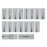 Набор инструментов для пломбирования из 9 предметов с традиционными ручками в стерилизаторе 9000-4 ЮП/UP