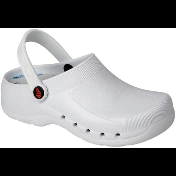 Пантолеты (сабо) женские EVA Estampado Blanco (белые)