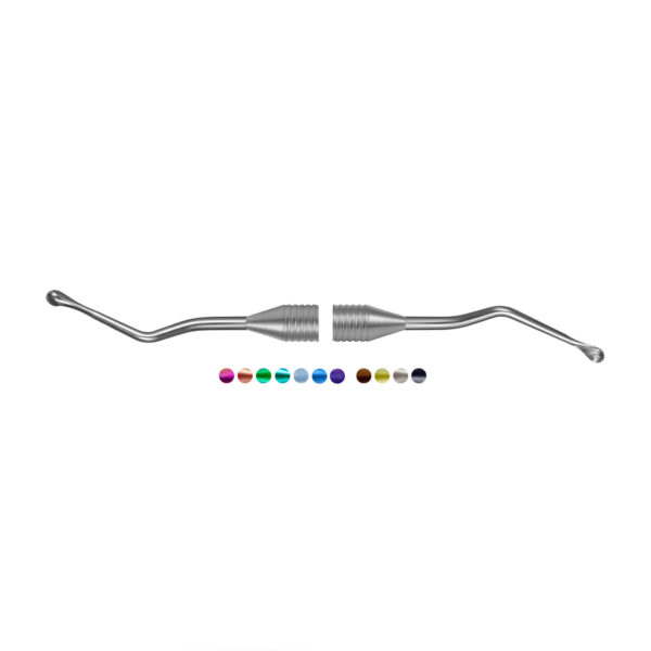 Ложка кюретажная изогнутая длинная большая 3,3