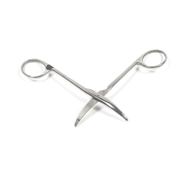 Ножницы для энуклиации вертикально-изогнутые 125мм Н-54 ТП арт. 603-1