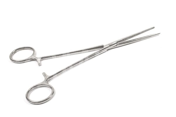 Зажим кровоостанавливающий зубчатый прямой №2 198мм З-32 ТП арт. 300-13 ТП