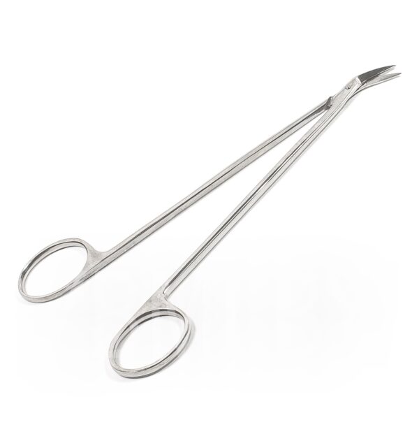 Ножницы сосудистые горизонтально-изогнутые 160мм Н-37 ТП арт. 356-4