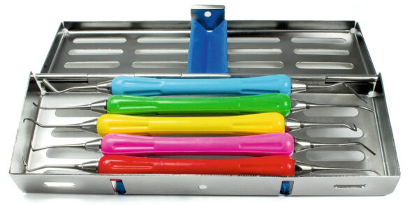Набор инструментов для моделирования из 5 предметов с силиконовыми ручками в стерилизаторе 5000-1 ЮП/UP