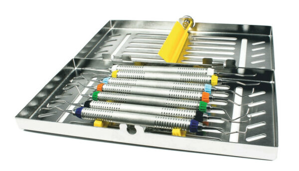 Набор кюреток с полыми ручками по Грейси (7 инструментов) в стерилизаторе 7000 ЮП/UP